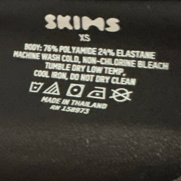 SKIMS Fits Everybody Crew Neck Maxi Dress ONYX Black NWT Size Medium - Picture 8 of 9